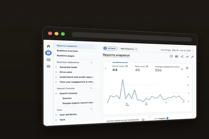 Growth infrastructure — web, SEO and analytics