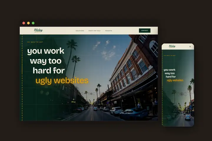 Website design and build — Hickey Avenue