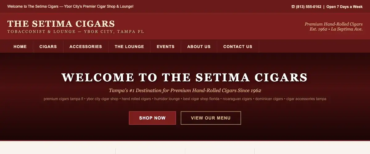 La Sétima — before redesign